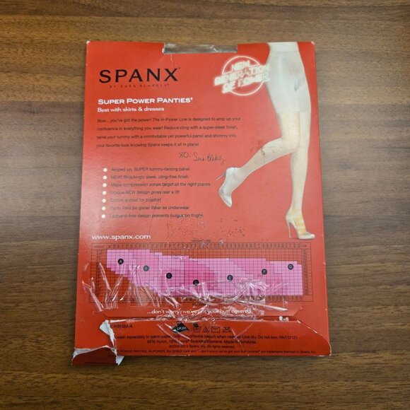 Spanx Super Power Panties In-Power Line Firm Shapewear Nude Neutral D NWT - Picture 5 of 7